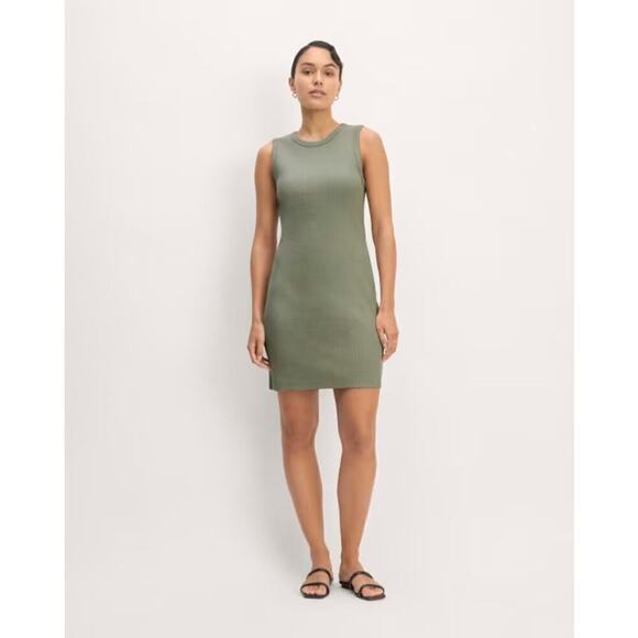 NWT Everlane The Ribbed Mini Dress - Picture 1 of 6